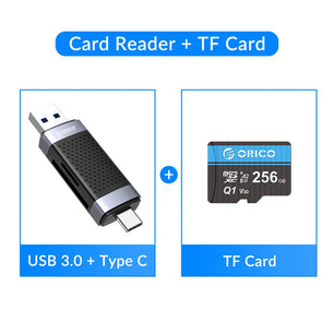 USB 3.0 Aluminium Alloy External Installation Memory Card Adapter