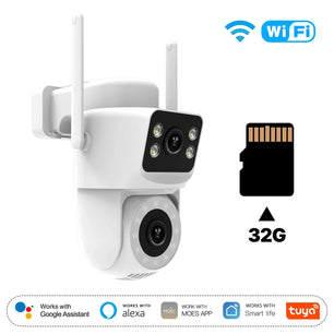 Moes 2.4GHz 8MP Outdoor Waterproof Auto Track Two Way Camera