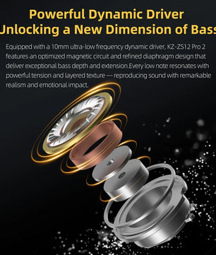 Metal Hybrid Technology Vocalism Wired Communication Earphones