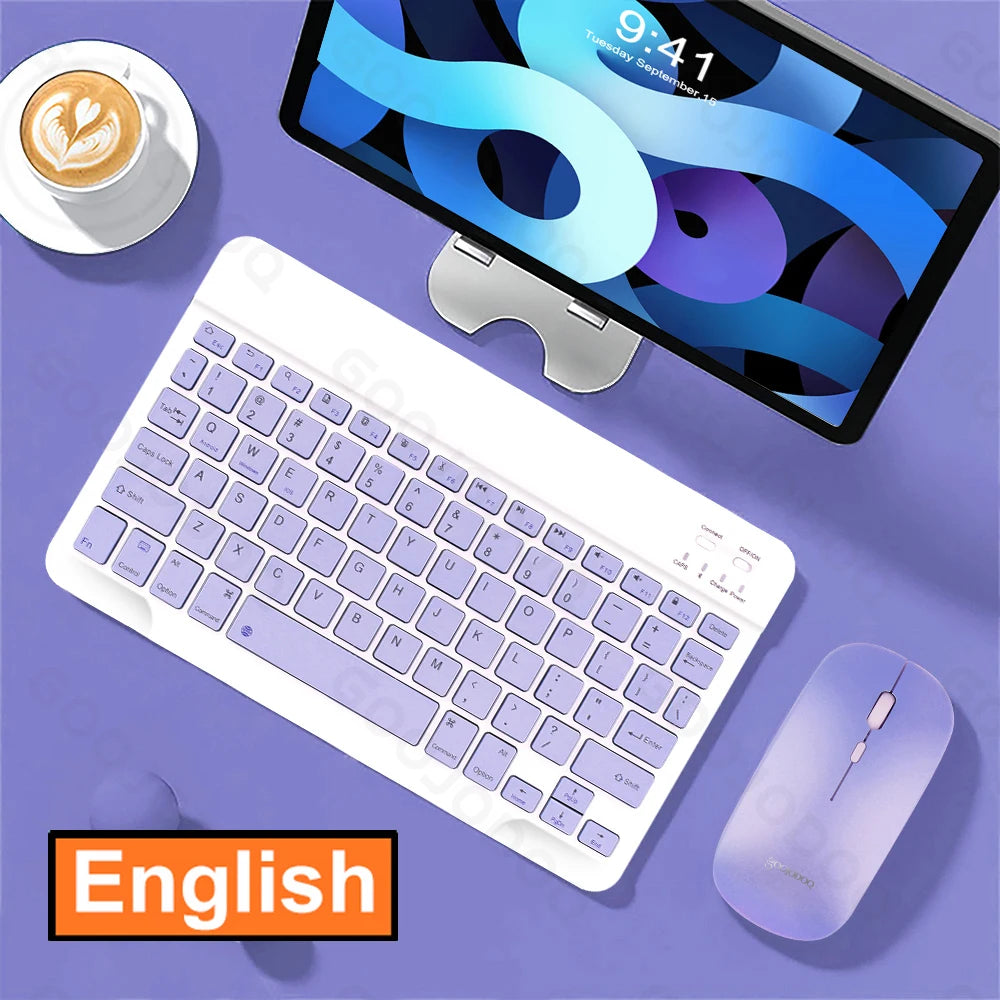 1600 DPI Plastic 2.4G Rechargeable Wireless Keyboard Mouse Kit
