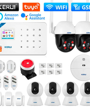 Kerui Plastic Smart Wireless Motion Detector Security Sensor Kit