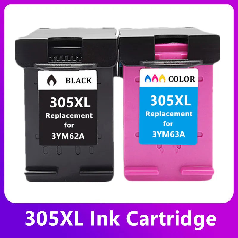 305XL Ink Cartridge Compatible For HP DeskJet Printer 2700 2710
