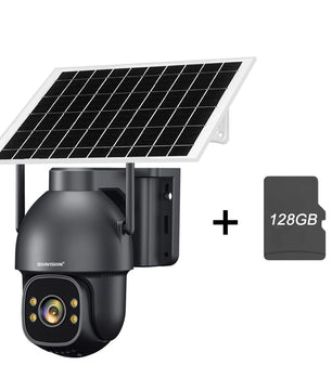 Boavision 4G 128GB Solar Outdoor Night Vision Security Camera