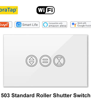 LoraTap 250V Plastic Curtains Roller Shutters Blinds Switch