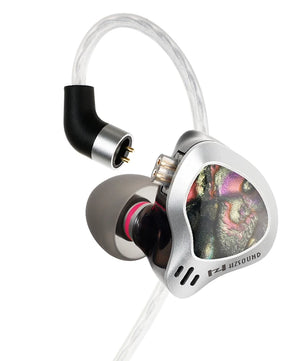 Metal Dynamic Vocalism 2PIN Cable 1DD+1PZT Hi-Fi In-Ear Earphones