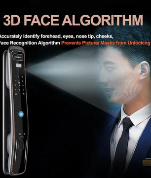 RayKube Aluminium Alloy Fingerprint Digital Smart Door Lock