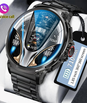 Silica Gel Waterproof Bluetooth Fitness Tracker Round Smartwatch