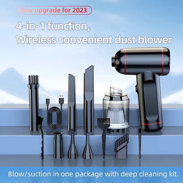 6300Pa Plastic Wireless Multifunctional Handheld Vacuum Cleaner