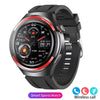Silica Gel Smart Bluetooth Voice Support Round Shaped Sports Watch