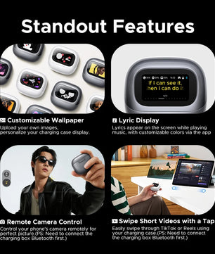 ABS Dynamic Vocalism Wireless Bluetooth Semi-Open Earphones