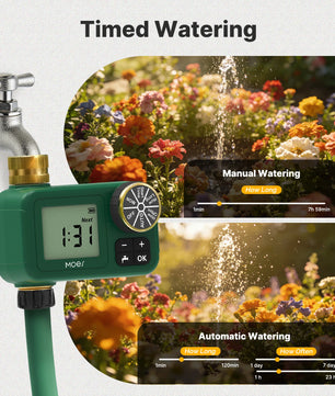 Moes Smart Waterproof Rotary Knob Button LCD Display Water Timer