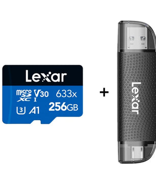 64GB - 512GB 633X V30 C10 U3 Micro SD Card Reader