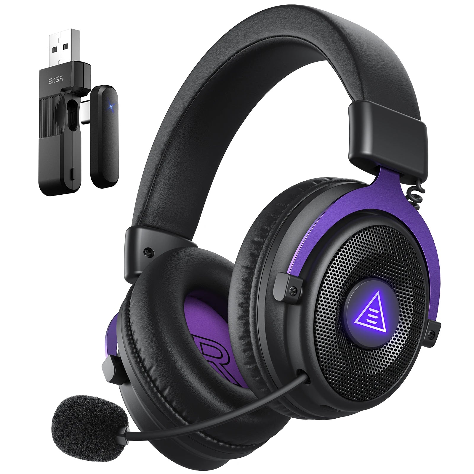 Plastic Dynamic Vocalism 2.4G Bluetooth Wireless Gaming Headphones