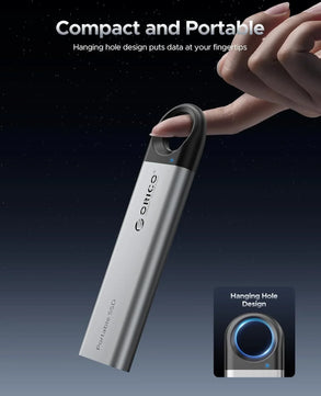 USB 3.2 Type-C External Solid State Drive For Laptop And Desktop