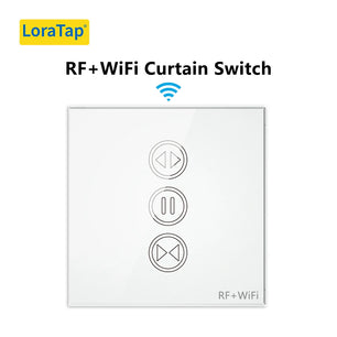 LoraTap 250V 600W Plastic WiFi Rolling Blinds Curtain Switch
