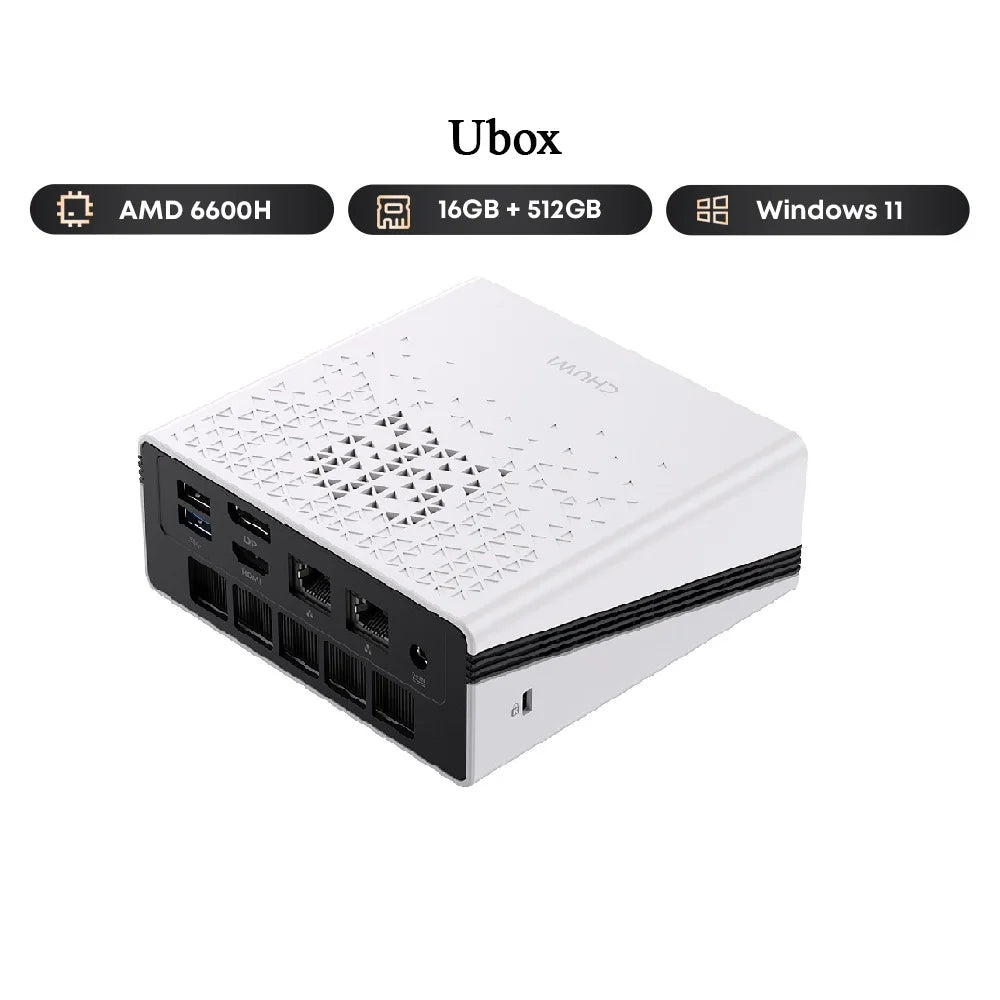 16GB Mini PC Ryzen 6600H-7430U Windows 11 Desktop Computer