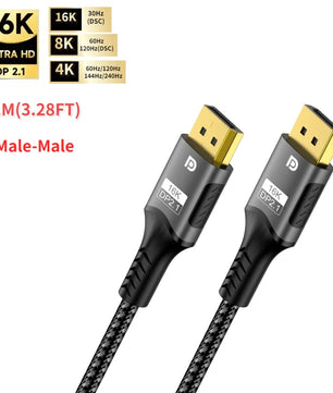 Aluminium 6.3mm HDMI-Compatible 2.1 Extension Cable For Laptop