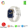 Silica Gel Waterproof Amoled Full Touch Screen Bluetooth Smartwatch