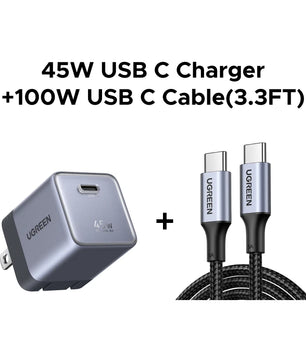 Ugreen 45W GaN Desktop Fast Charger For iPhone and Samsung