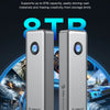 40Gbps M.2 NVMe Cooling Fan High Speed External SSD Enclosure