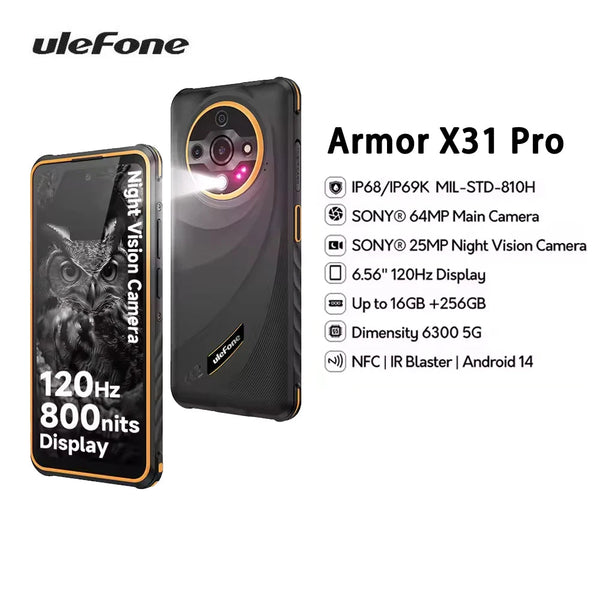 Armor X31 Pro 5G Android Normal Screen Fast Charging Smartphone