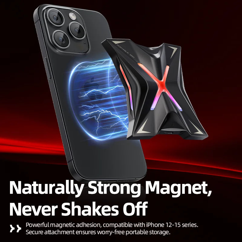 2060MB/s Magnetic External Solid State Drive For Smartphones