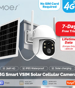 Moes ABS 4G Human Detection Security Protection Camera