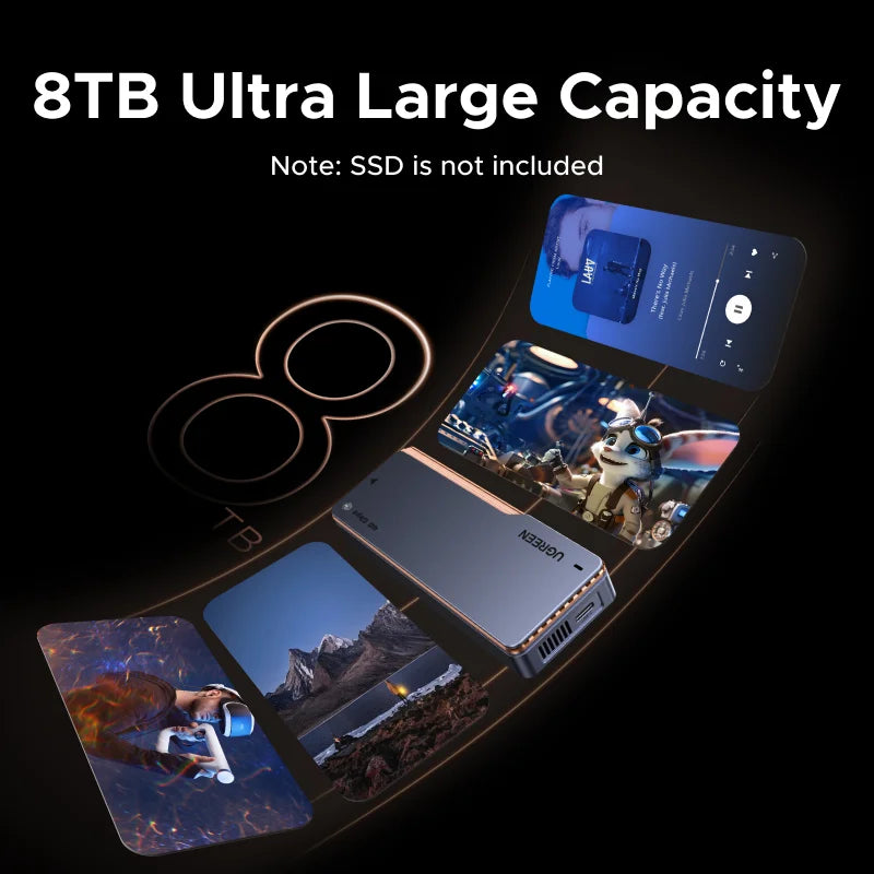 Ugreen Aluminum Alloy 40Gbps NVMe Solid State Drive Enclosure