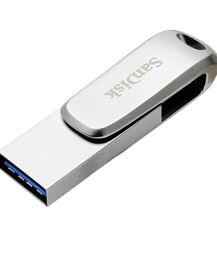 USB 3.2 Metal Dual Pen Drive U Disk for Computer and Phone