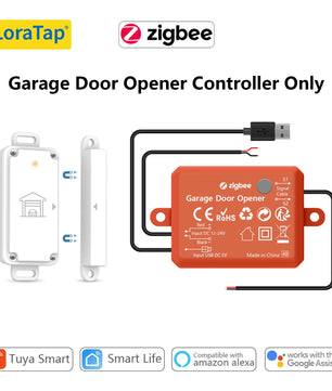 LoraTap Plastic 1A Wireless Remote Control Sensor Opener Switch