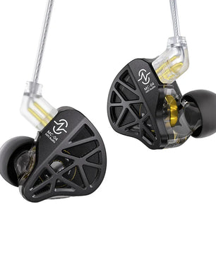 3.5mm PVC Wired Hybrid Vocalism HiFi Monitor Hybrid Earphones