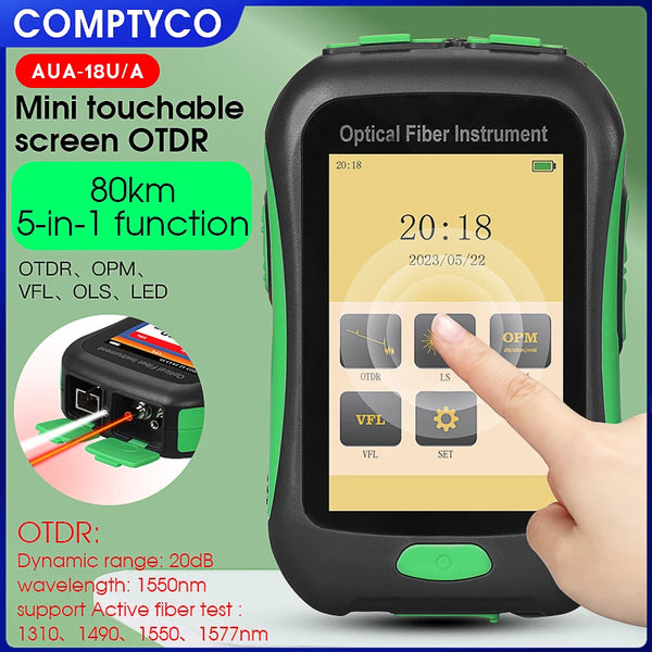 Single Mode Hybrid Optic Touch Screen Live Test Reflectometer