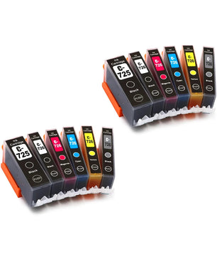 PGI725 CLI726 Ink Cartridge Compatible For Canon PIXMA MG6170/MG6270