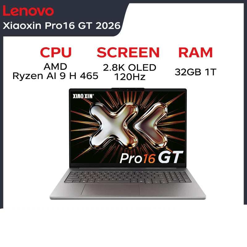 Lenovo Xiaoxin Pro 14GT/16GT 2.8K OLED Lightweight Laptops