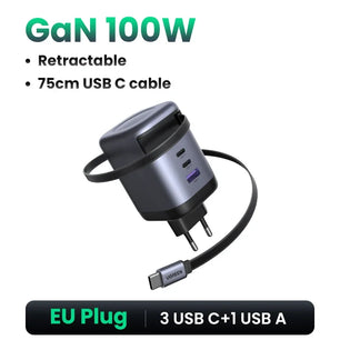 Ugreen 100W Alloy USB Type-C Charge For Laptop MacBook Pro