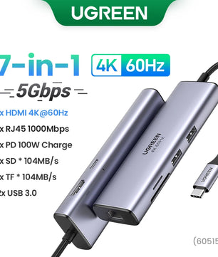 Ugreen 13-IN-1 Type-C Card Reader HDMI USB Splitter Hub