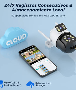 IP66 10MP Digital Zoom WIFI Outdoor Dual Screens Waterproof Camera