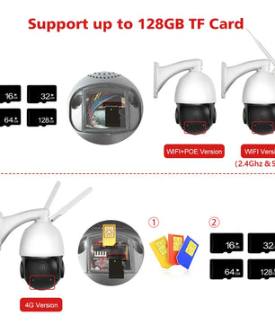 Boavision 8MP Night Vision Waterproof High Speed Dome Camera