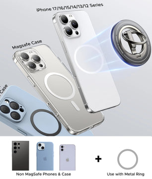 Ugreen 360° Rotation Double Sided Magnetic Phone Ring Holder