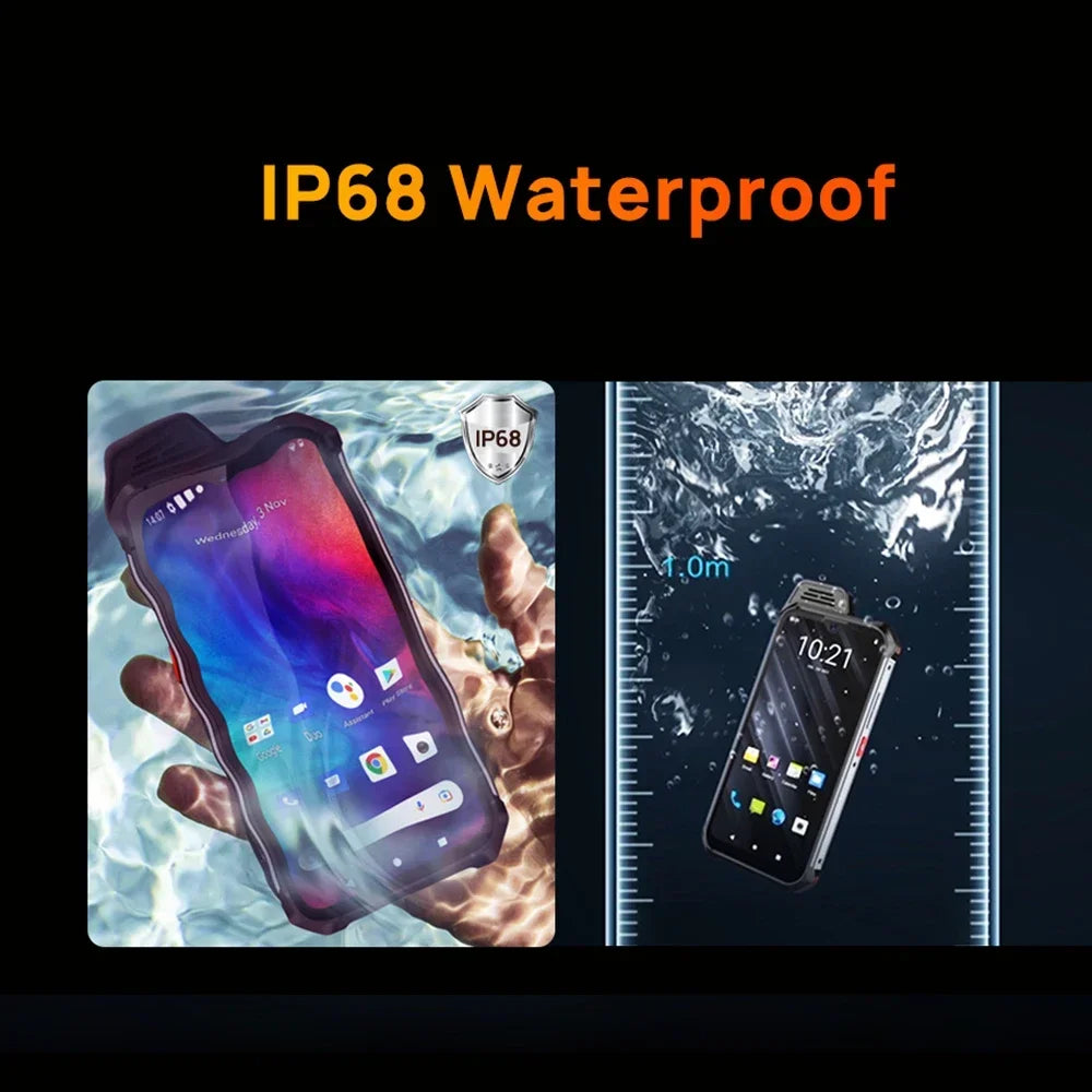5000mAh 6.3'' 128GB Android W999 ATEX Waterproof Smartphone
