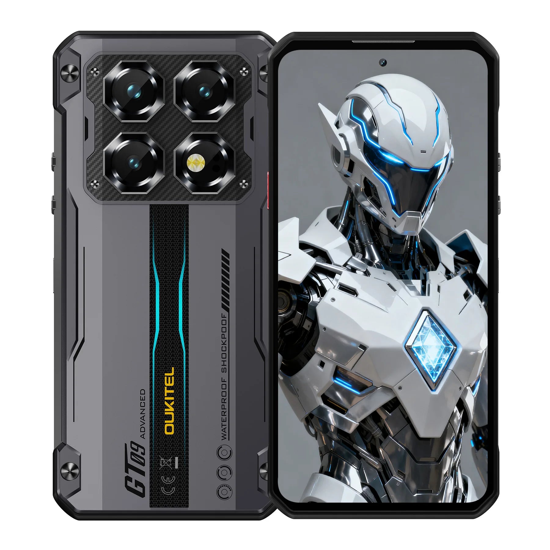 10000mAh 7.2" 512GB Android WP60 5G Rugged Smartphone