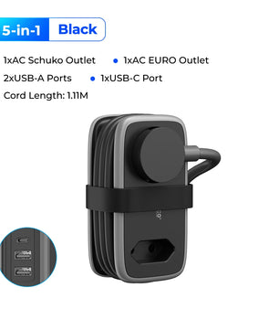 1875W EU Plug Electrical Power 1.1M Extension Charging Adapter