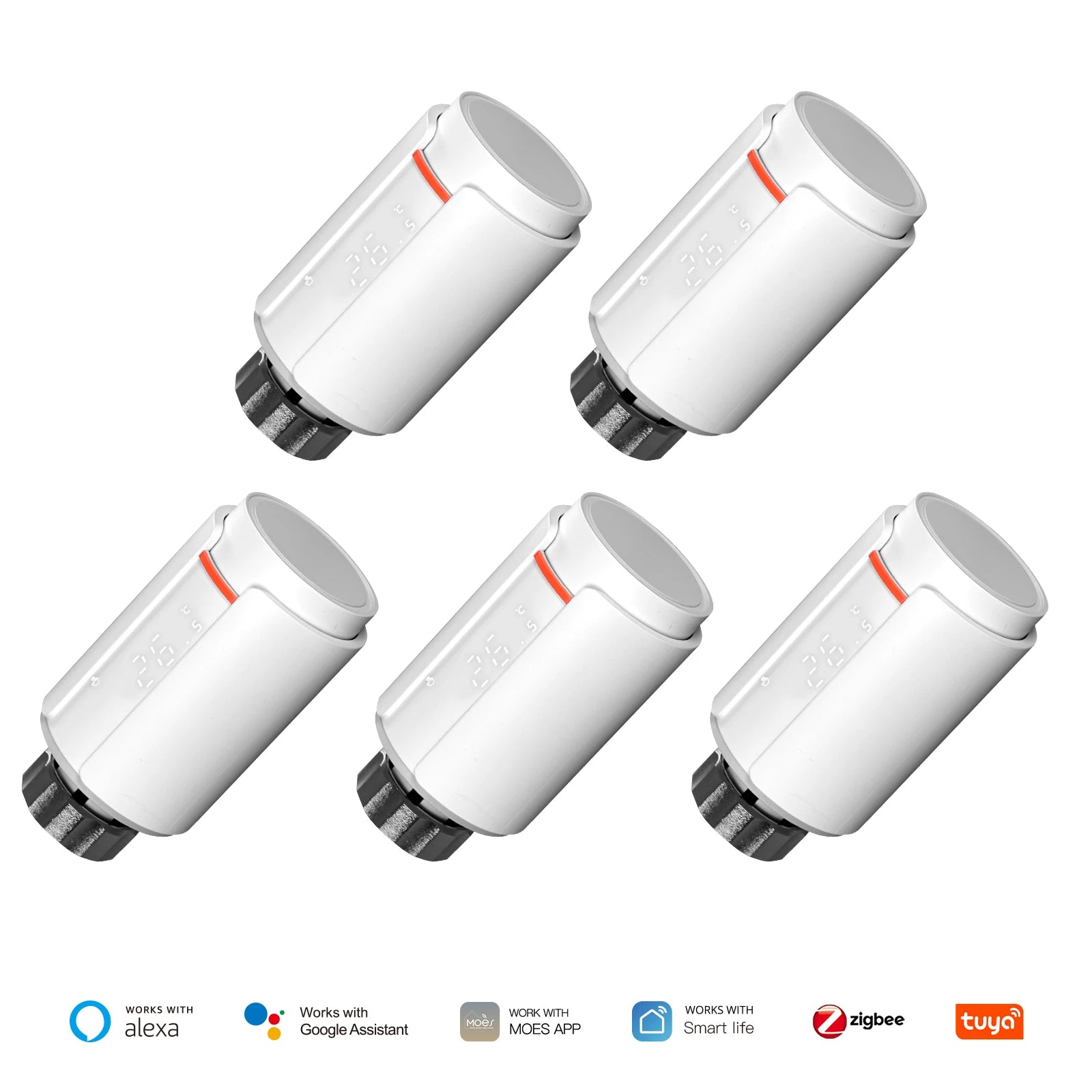 MOES ZigBee Smart Thermostatic Radiator Valve with Alexa Google Home