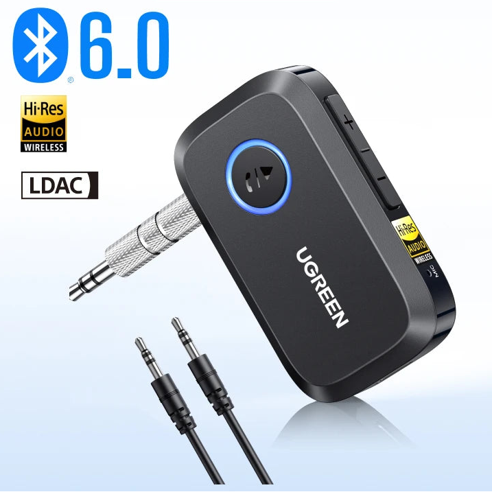 Ugreen 6.0 Bluetooth With LDAC Hi-Res Audio speakers Adapters