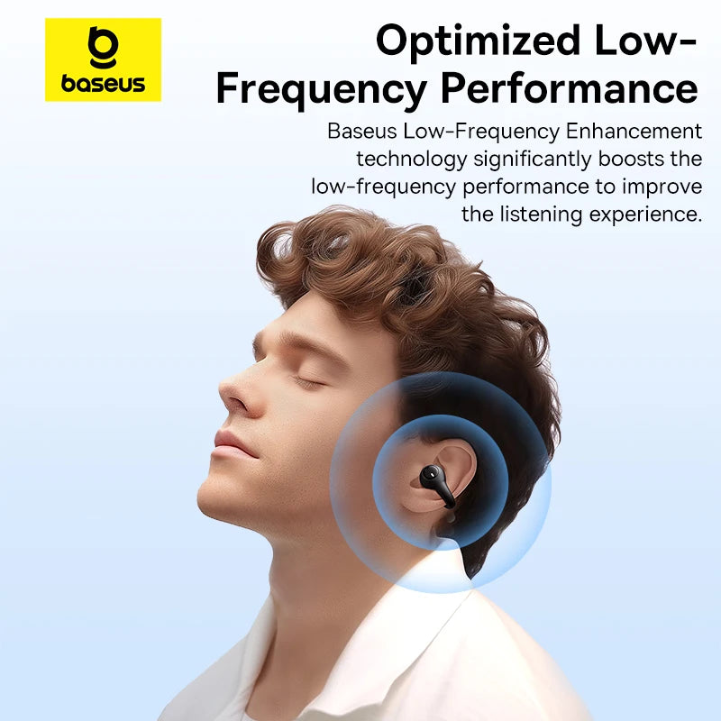 Baseus Plastic Wireless Bluetooth 5.3 Dynamic Multi-Mode Earphones