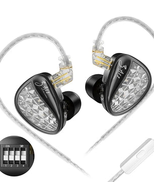 Plastic Hybrid Technology Silver Plated Wired Earphones