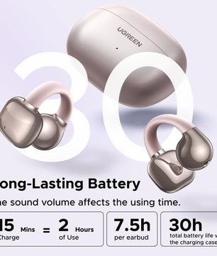 ABS Dynamic Vocalism Bluetooth Open Ear Clip Earphones