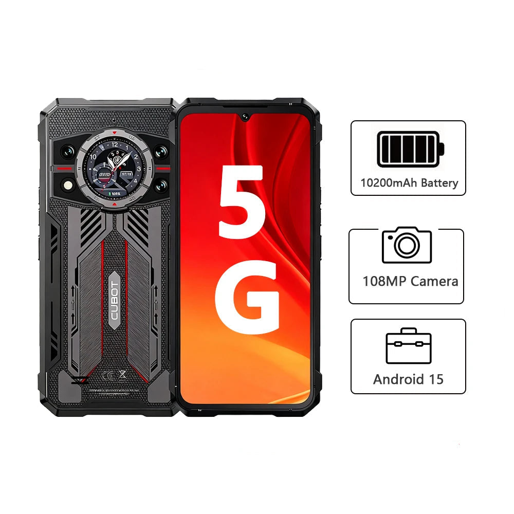 7500mAh KingKong 11 256GB Rugged Type-C Rear Display Smartphone
