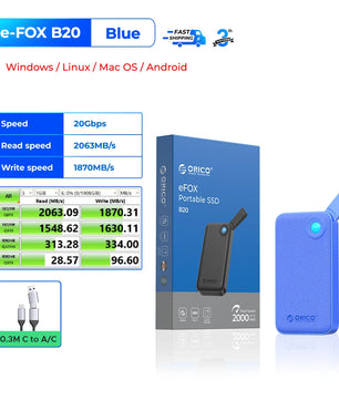 512GB - 2TB External Solid State Drive For Laptop And Desktop
