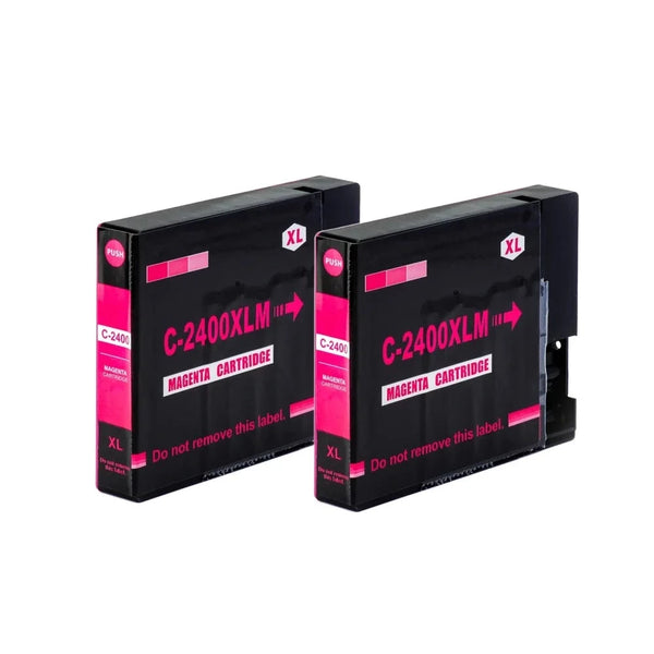 2 PC 2400XL Ink Cartridge For Canon MAXIFY IB4040 IB4140 MB5040